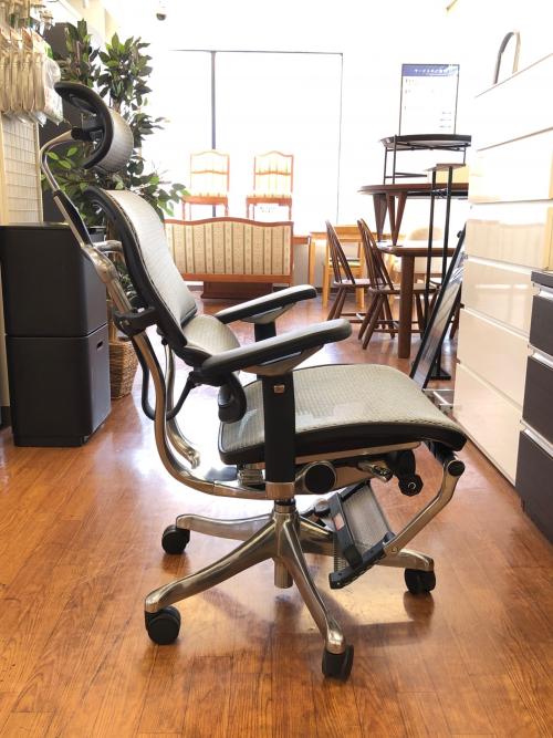 Ergohuman (エルゴヒューマン) ワークチェアー ブラック×シルバー KM11 EH-HAM