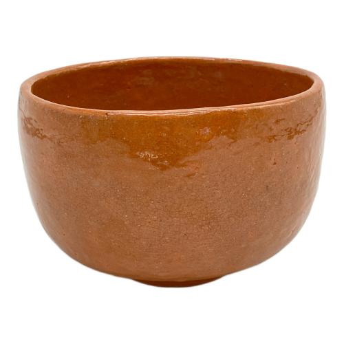 楽焼 (ラクヤキ) 赤茶碗 日佳 中村道年