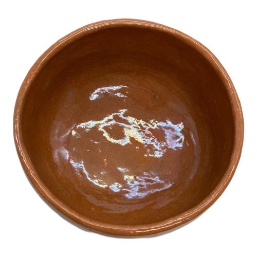 楽焼 (ラクヤキ) 赤茶碗 日佳 中村道年