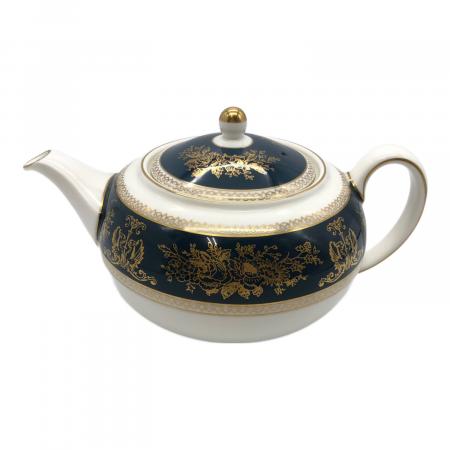 Wedgwood (ウェッジウッド) ティーポット コロンビア・ブルー&ゴールド