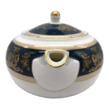 Wedgwood (ウェッジウッド) ティーポット コロンビア・ブルー&ゴールド