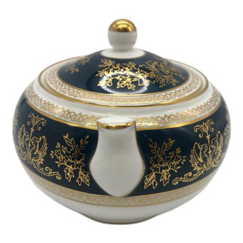 Wedgwood (ウェッジウッド) シュガーポット コロンビア・ブルー&ゴールド