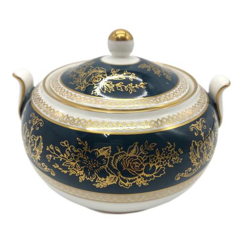 Wedgwood (ウェッジウッド) シュガーポット コロンビア・ブルー&ゴールド