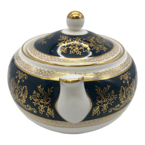 Wedgwood (ウェッジウッド) シュガーポット コロンビア・ブルー&ゴールド