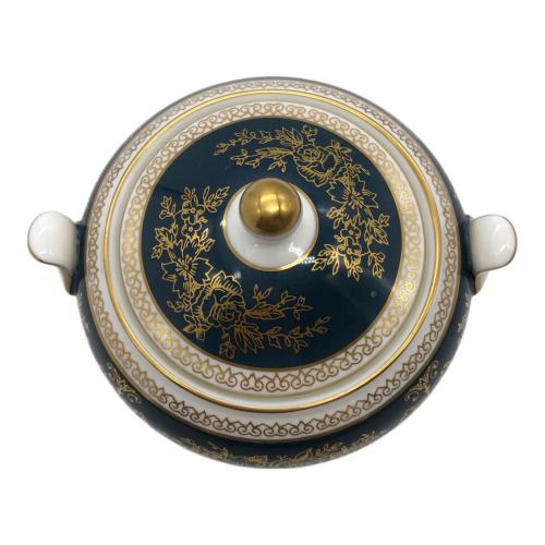 Wedgwood (ウェッジウッド) シュガーポット コロンビア・ブルー&ゴールド