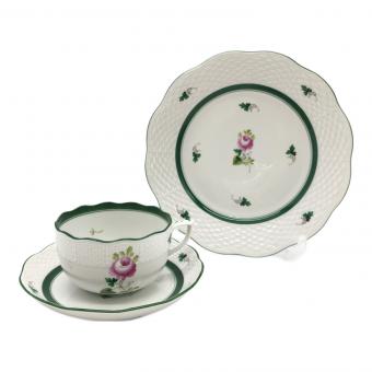 Herend (ヘレンド) カップ&ソーサー&プレート ウィーンのバラ