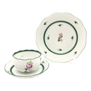 Herend (ヘレンド) カップ&ソーサー&プレート ウィーンのバラ