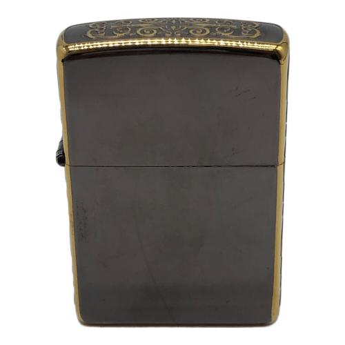 ZIPPO 3面加工 ANTIQUE BRASS 2014年製