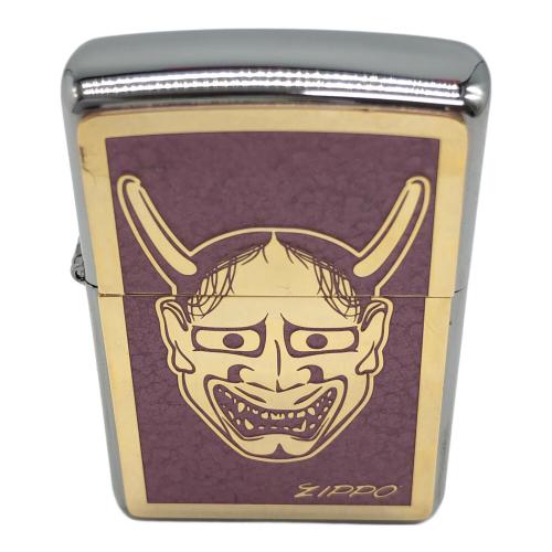 ZIPPO メタルペイントプレート 般若・狐 2019年製
