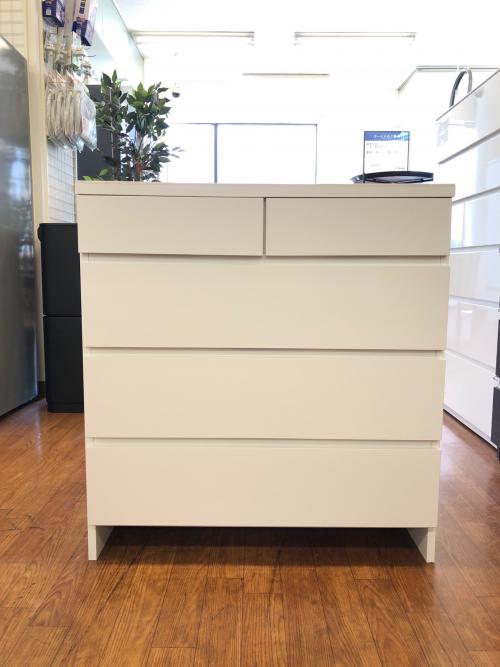 永野家具 チェスト ホワイト 243 引出⑤