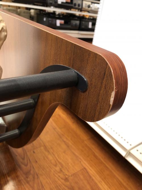 ロッキングソファーベッド ブラウン×ホワイト