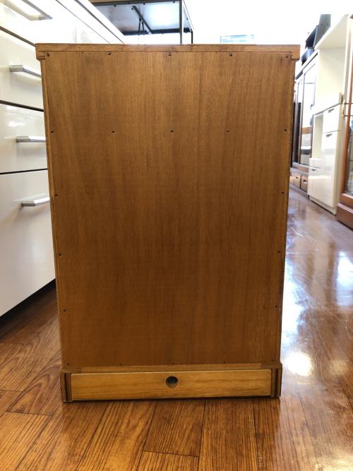 整理箪笥 ブラウン×ブラック 裏引き出し有 5段