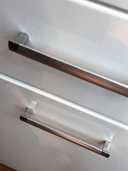 食器棚 ホワイト 45cm  1枚扉 引き出し付き BANDA