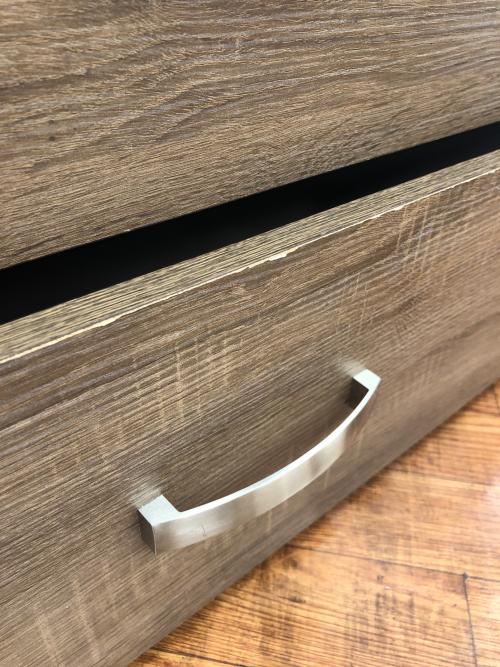 ニトリ 4段チェスト ダークブラウン ミラノ8487｜トレファクONLINE