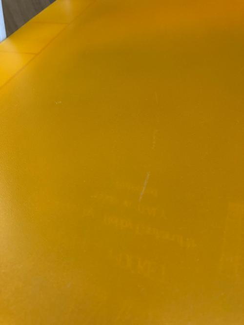 arrmet (アーメット) 折りたたみチェアー イエロー×グレー