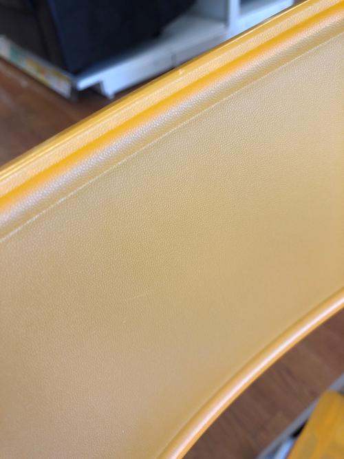 arrmet (アーメット) 折りたたみチェアー イエロー×グレー