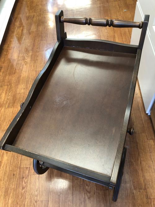 karimoku (カリモク) キッチンワゴン ブラウン(ニス塗) AR6256NX