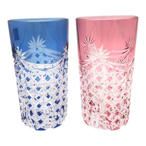 KAGAMI CRYSTAL (カガミクリスタル) ペアタンブラー 江戸切子 2Pセット