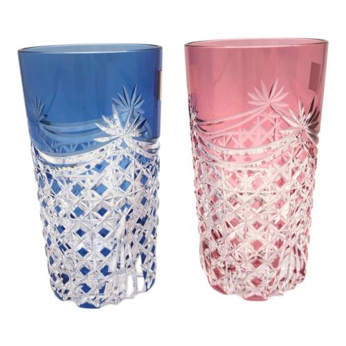 KAGAMI CRYSTAL (カガミクリスタル) ペアタンブラー 江戸切子 2Pセット