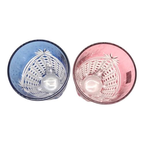 KAGAMI CRYSTAL (カガミクリスタル) ペアタンブラー 江戸切子 2Pセット