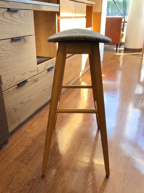 柏木工 (カシワモッコウ) カウンターチェアー グレー-×ナチュラル EC18
