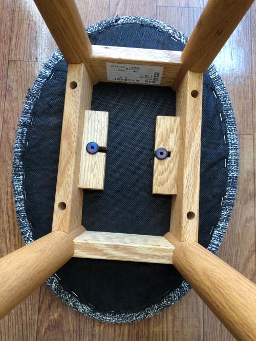 柏木工 (カシワモッコウ) カウンターチェアー グレー-×ナチュラル EC18