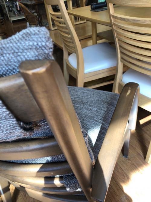 ニトリ ダイニングチェアー ブラウン 239 ファブリック Nコレクション C-27M