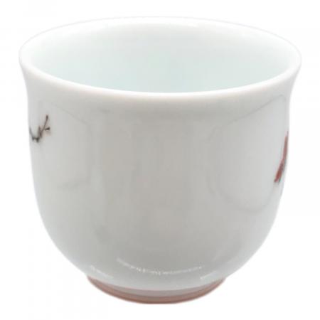 十四代柿右衛門 (ジュウヨンダイカキエモン) 酒器 錦岩牡丹文