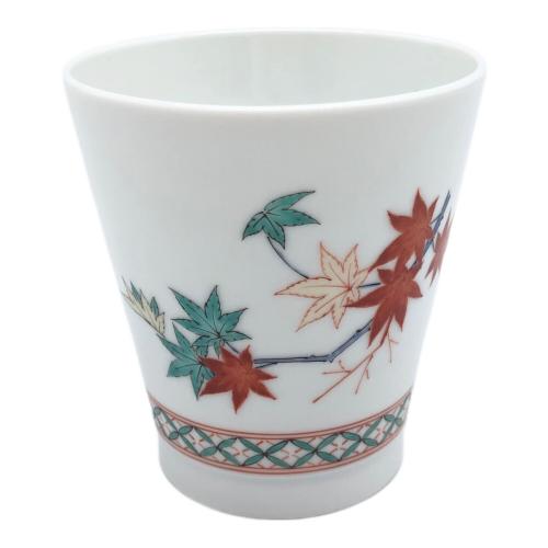 十五代柿右衛門 (ジュウゴダイカキエモン) フリーカップ 錦 紅葉文