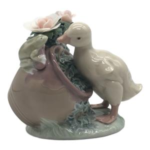 LLADRO (リヤドロ) フィギュリン お庭で(アヒルとカエル)