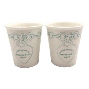 TIFFANY & Co. (ティファニー) エッチングマグカップ Return To Tiffany 2Pセット