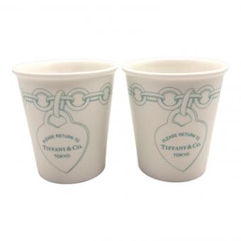 TIFFANY & Co. (ティファニー) エッチングマグカップ Return To Tiffany 2Pセット