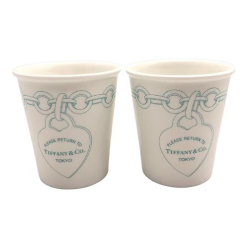 TIFFANY & Co. (ティファニー) エッチングマグカップ Return To Tiffany 2Pセット