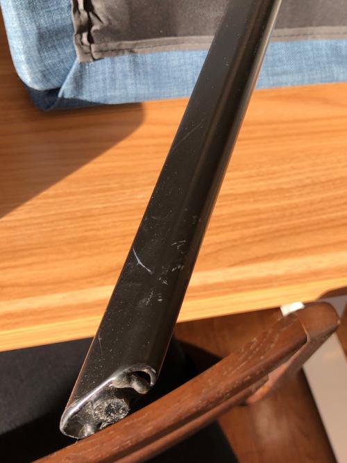 リビングハウス アームチェアー ブルー×ブラック MERRY2