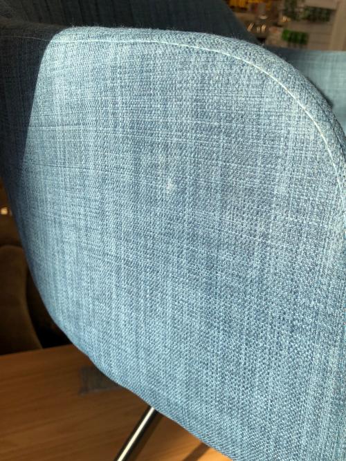 リビングハウス アームチェアー ブルー×ブラック MERRY2