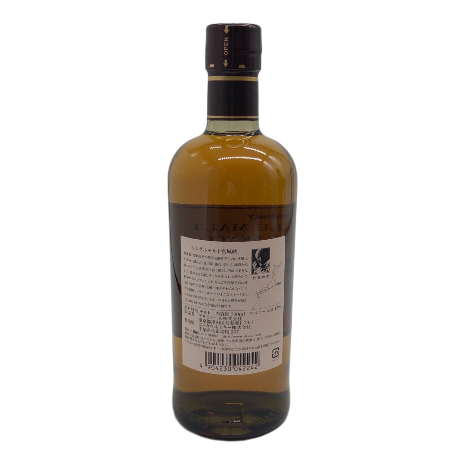 ニッカ ジャパニーズウィスキー 700ml 宮城峡 未開封