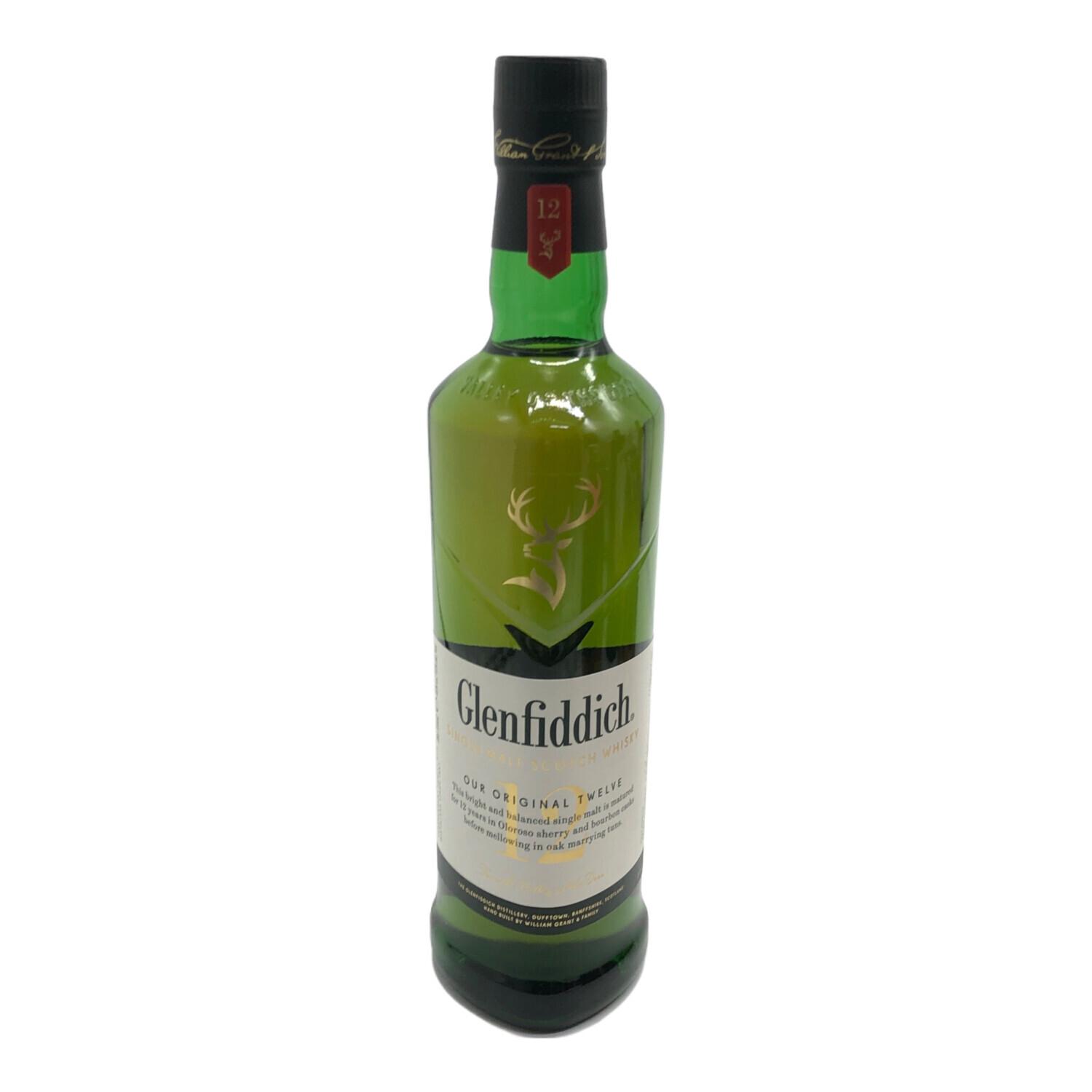 Glenfiddich グレンフィディック スコッチウイスキー未開封品２本 Glenfiddich (グレンフィディック) スコッチウィスキー 700ml 12