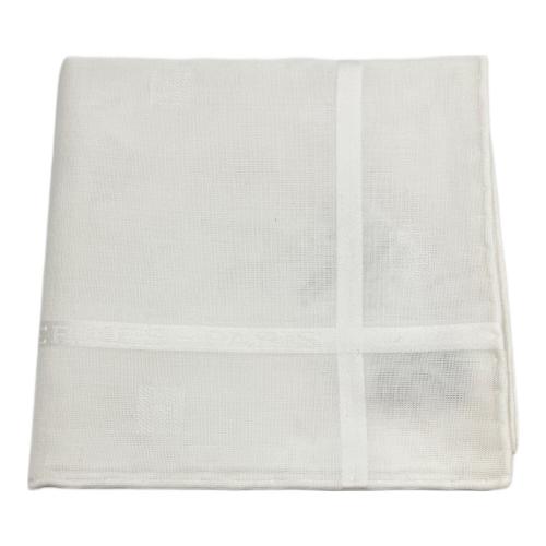 HERMES (エルメス) ハンカチーフ ジャガード Hリフーレ ホワイト