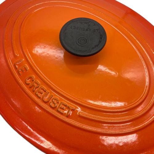 LE CREUSET (ルクルーゼ) 両手鍋 オレンジ ココット・オーバル