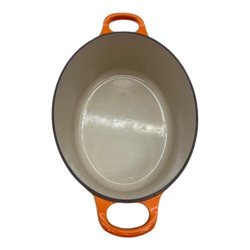 LE CREUSET (ルクルーゼ) 両手鍋 オレンジ ココット・オーバル