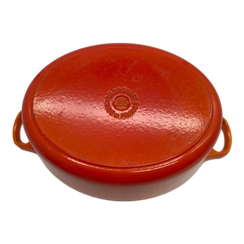 LE CREUSET (ルクルーゼ) 両手鍋 オレンジ ココット・オーバル