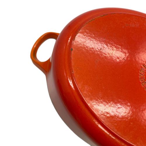 LE CREUSET (ルクルーゼ) 両手鍋 オレンジ ココット・オーバル