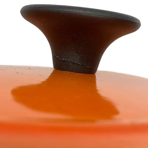 LE CREUSET (ルクルーゼ) 両手鍋 オレンジ ココット・オーバル