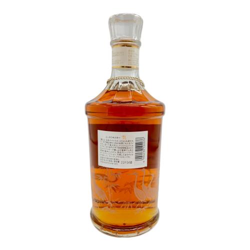 ニッカ ジャパニーズウィスキー 沈殿物有 700ml 鶴 未開封