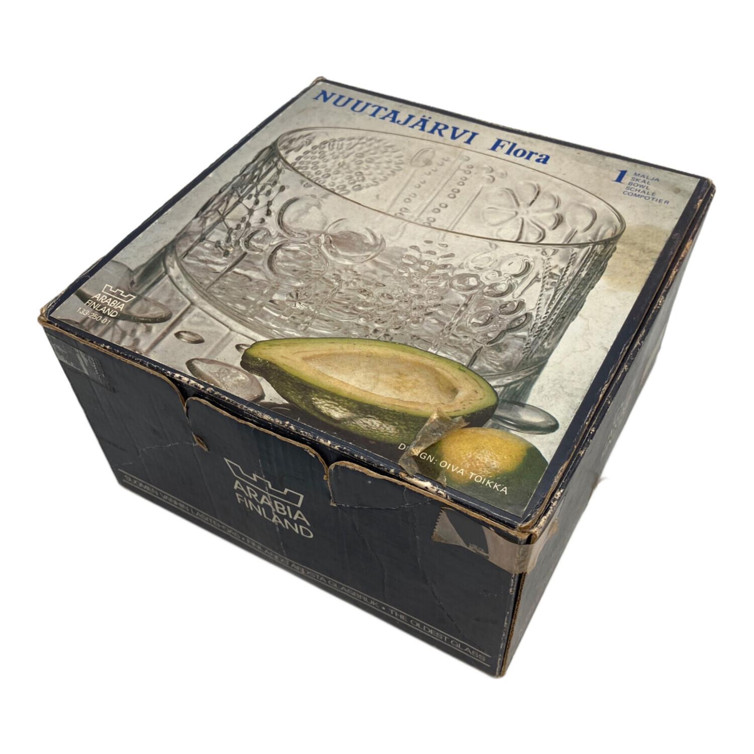 ARABIA (アラビア) ガラスボウル 19cm フローラ｜トレファクONLINE