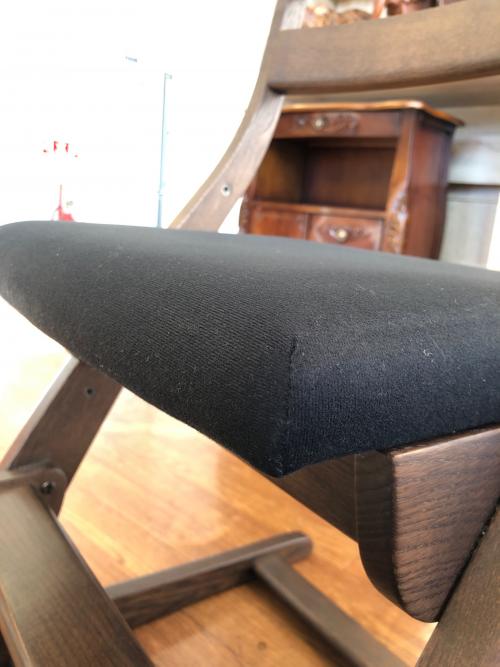 karimoku (カリモク) フィットチェア ブラウン×ブラック 1人掛け CU1017