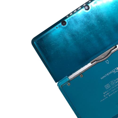 Nintendo (ニンテンドー) 3DS CTR-001 アクアブルー　ダメージ多数