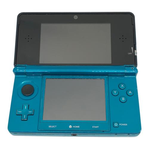 186000 ジャンク品 任天堂 ／ Nintendo ニンテンドー3DS CTR-001  アクアブルー [250430HM150022] Nintendo (ニンテンドー) 3DS CTR-001 アクアブルー ダメージ多数