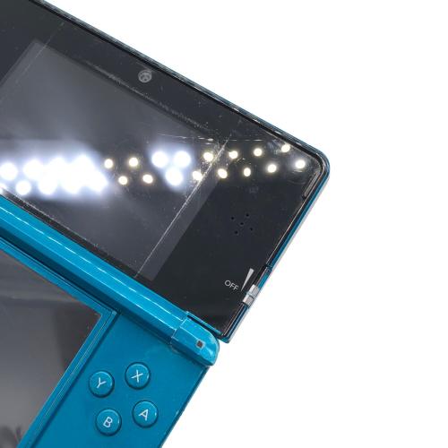 Nintendo (ニンテンドー) 3DS CTR-001 アクアブルー　ダメージ多数