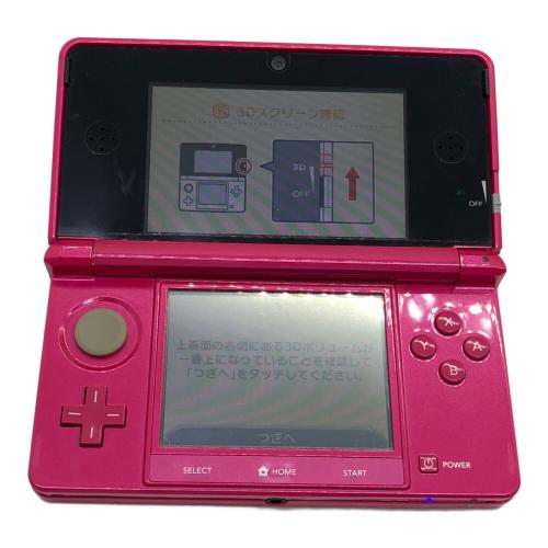 【極美品 動作確認済】 ニンテンドー3DS グロスピンク CTR-001 本体 Nintendo (ニンテンドー) Nintendo 3DS CTR-001 グロスピンク 本体